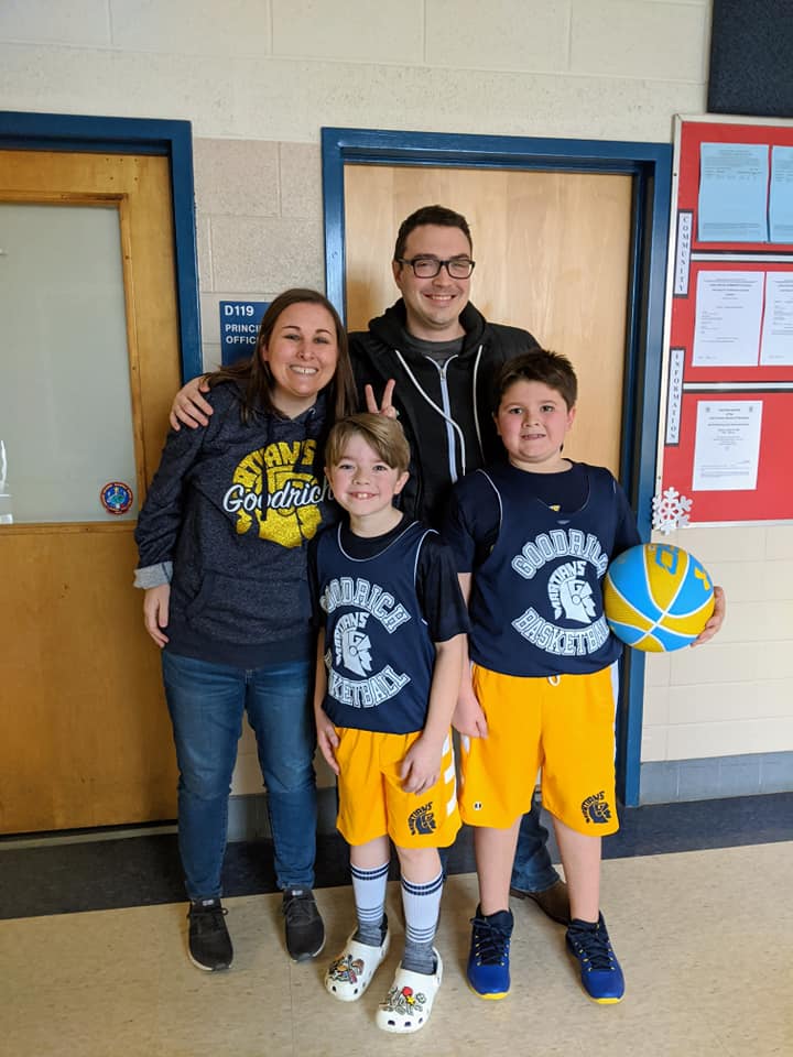 Happy Family With Two Children