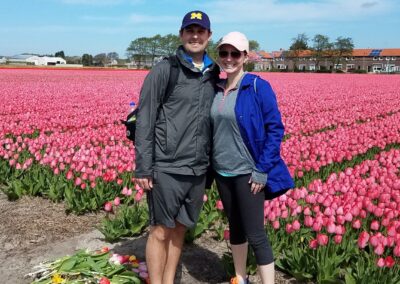 Jon & Maggie smiling together