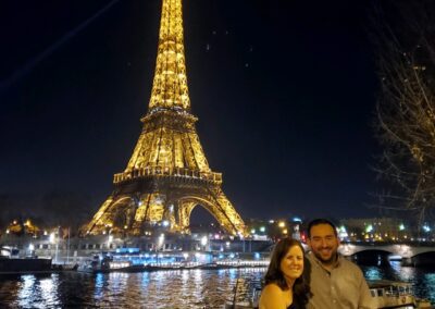 Jackie & Zac with dog