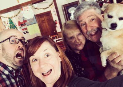 Kevin & Kathleen enjoying nieces